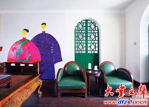 改造90平米二手房打造新中式风格家居(图)